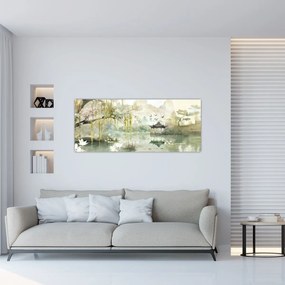 Tablou - Lac Chinezesc (120x50 cm)