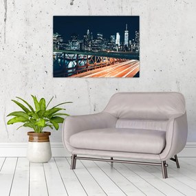 Tablou - Oraș de noapte (70x50 cm)