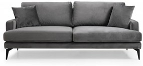 Canapea cu 3 Locuri Papira 3 Seater, Gri