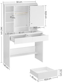 Masă de toaletă Paris