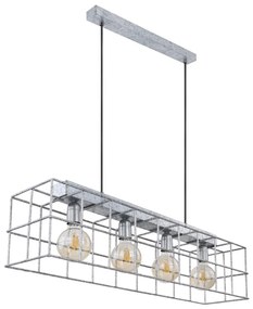 Lustră pe cablu Globo 15530Z-4H MERRIL 4xE27/60W/230V