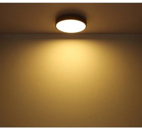 Plafoniera LED cu aspect lemn design slim DORO 45cm, 24W
