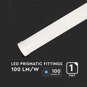 Corp de iluminat liniar cu LED cip SAMSUNG 10W, 1000lm, 3000K, 30cm V-TAC