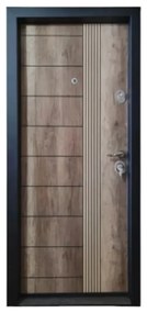 Usa metalica de apartament cu izolatie si vizor Novo Doors First Class NDFC17, Deschidere Stanga Dreapta, Dimensiune 200X88 cm, Tabla 12 mm, Kit