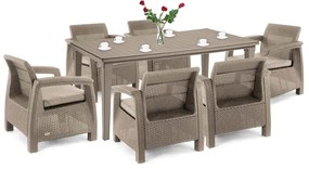 Set de mobilier de grădină Corfu Big Duo cu masă Futura pentru cappuccino