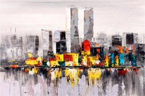 Tablou -Pictura orașului (90x60 cm)