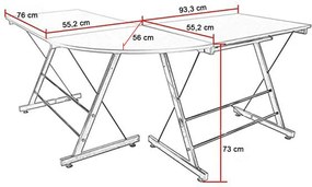 Birou in forma de L