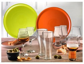 Farfurie din porțelan pentru pizza Brandani Pizza, ⌀ 31 cm, galben