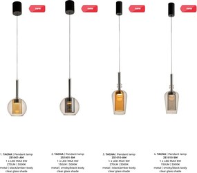Lustra, Pendul LED modern TAGNA chihlimbar