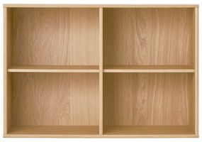 Bibliotecă în culoare naturală cu aspect de lemn de stejar suspendată 89x61 cm Mistral – Hammel Furniture