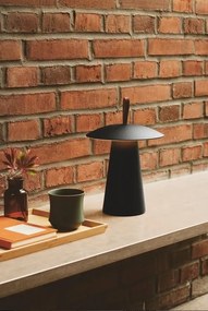 Veioza LED portabila de exterior design nordic IP54 Ara To-Go negru