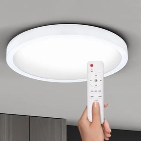 Plafonieră LED dimabilă Brilagi ESTELA LED/48W/230V 3000-6500K ø 40 cm alb + telecomandă