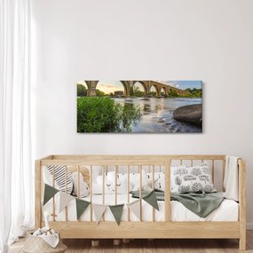 Tablou - Podul de cale ferată Richmond (120x50 cm)