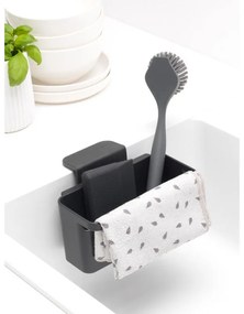 Organizator chiuveta Brabantia SinkSide 1003310, Fixare pe chiuveta, Fund perforat, Gri inchis