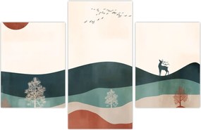 Tablou - Peisaj ilustrat (90x60 cm)