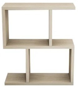 Masă laterală CROS, decor marmură, bej