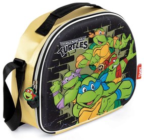 Țestoasele Ninja Power Geantă de prânz termică 3D 26 cm