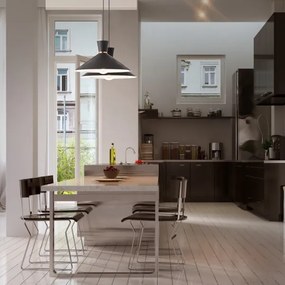 Redo 01-1462 - Lustră pe cablu KIMONO 1xE27/42W/230V negru