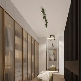 Spot Sollux SL.1618 KARBON 2xGU10/10W/230V verde