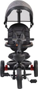 Tricicleta pliabila cu copertina NOVOKIDS™ Classico Trike , Pedale si maner pentru parinti, Scaun reversibil cu rotire 360 grade , Functie Free