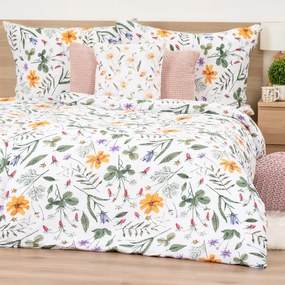 Lenjerie de pat din crep 4Home Wildflower Bliss, 140 x 200 cm, 70 x 90 cm