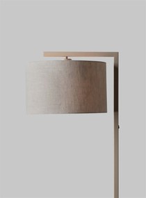 Lampa de podea Boston metal sand abajur in inchis