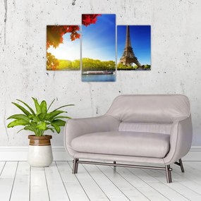 Tablou - toamna la Paris (90x60 cm)