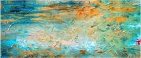 Tablou - Abstract albastru (120x50 cm)