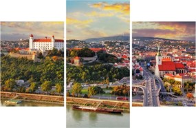 Tablou - Panorama bratislavei, Slovacia (90x60 cm)