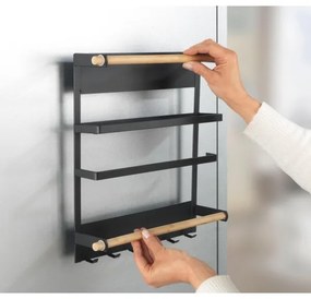 WENKO 54114100 - Organizator MAGNA 33 x 34 cm, negru/maro