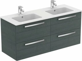 Dulap baza suspendat Ideal Standard Tempo 120 cm, gri lucios
