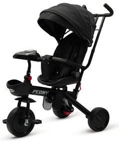 Baby Mix Triciclu pentru copii Peony EVA, negru