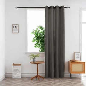 Perdea TAVIO 140x250 cm, gri-maroniu Agatat: Rejansa