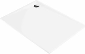Cadita dus dreptunghiulara Deante Kerria Plus alb 100x80 cm