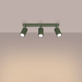 Spot Sollux SL.1619 KARBON 3xGU10/10W/230V verde