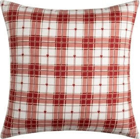 Husa de perna flanelata TARTAN HEART 45x45 cm, colorat