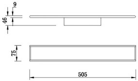 Aplica LED stil ambiental, NELSON negru MA-8497