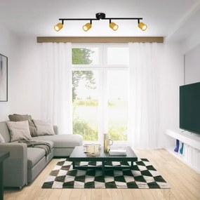 Briloner 2145-047 - Plafonieră cu 4 spoturi GU10, 9W, 230V