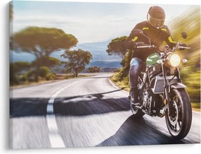 Tablou - Motociclist (70x50 cm)