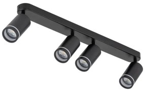 Spot JET 4xGU10/10W/230V negru