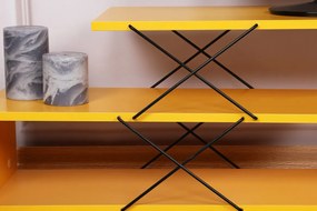 Comoda TV Zigzag - Yellow