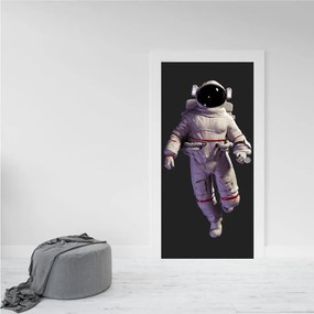 Autocolant decorativ pentru Usa - Astronaut