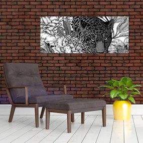 Tablou - Grădină exotică (120x50 cm)