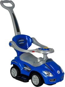 Masinuta copii si bebe NOVOKIDS™ MegaCar, Cu melodii si lumini, Maner de impins pentru parinti detasabil, Functie trotineta fara pedale, Pentru