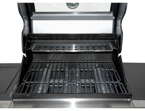 Grătar mobil cu gaz Cattara Windoe, 117,5 x 49x 116 cm