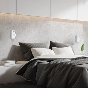 Aplica de perete LED design minimalist Gello alb