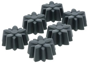 Forme de copt 6 buc. pentru brioșe din silicon ø 7 cm Flower – Blomsterbergs