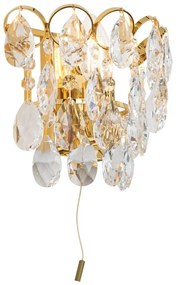 Aplica de perete cristal Swarovski KRISTALL KLASSISCH auriu