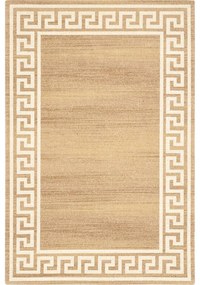 Covor maro deschis din lână 133x180 cm Cesar – Agnella