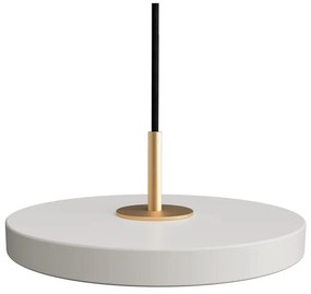 Lustră gri deschis LED cu abajur din metal ø 15 cm Asteria Micro – UMAGE